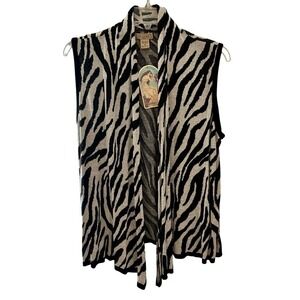 Art And Soul Monochrome Knit Sweater Vest